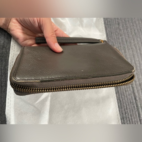 MARC BY MARC JACOBS wristlet wallet, grey, leather, used - Picture 4 of 6